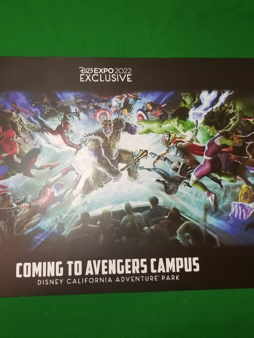 D23 Expo 2022 Exclusive Poster DCA Coming To Avengers Campus 13”x19”